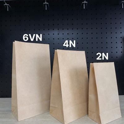 Túi Giấy Đáy Vuông Không Quai Đựng Thực Phẩm 6